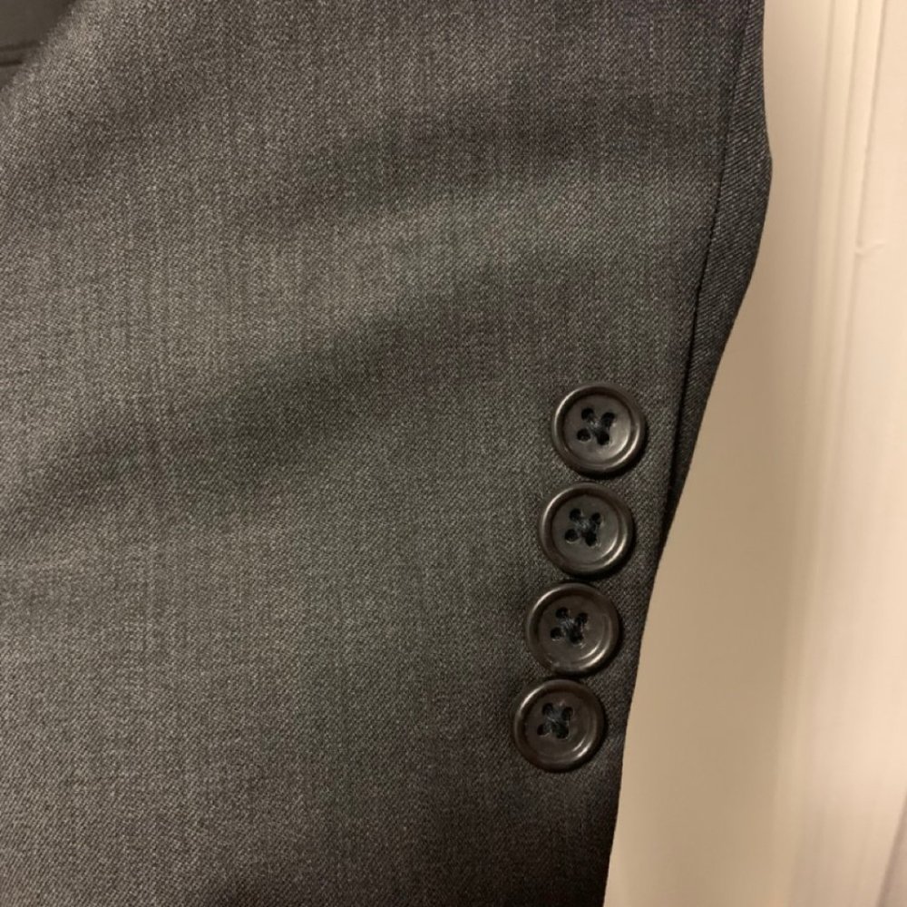 Bonobos Charcoal Grey 2 Piece Suit 44R - Picture 6 of 7